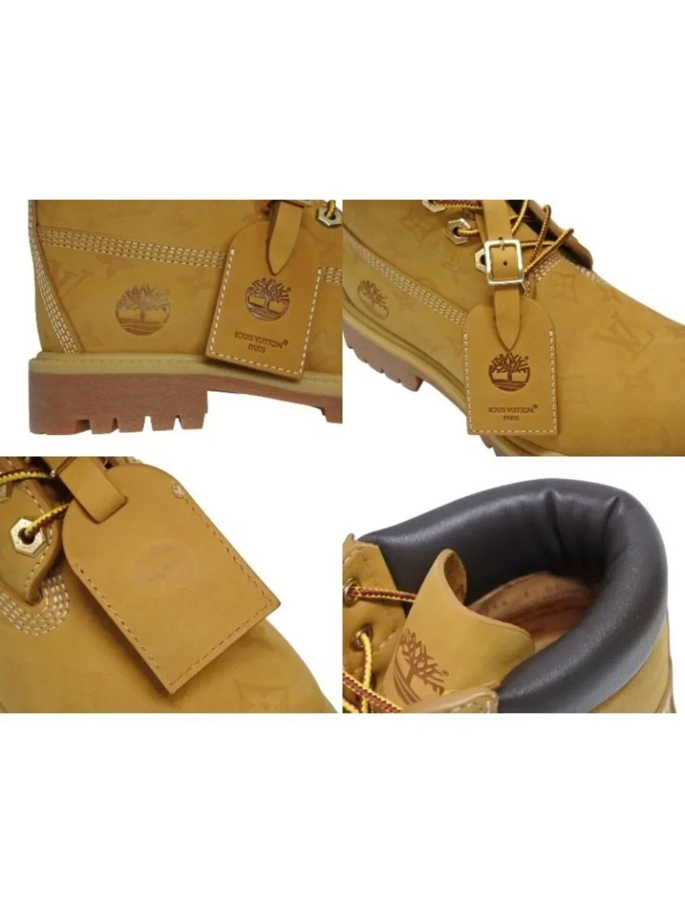 Louis Vuitton Timberland Monogram Boots LV 5.5